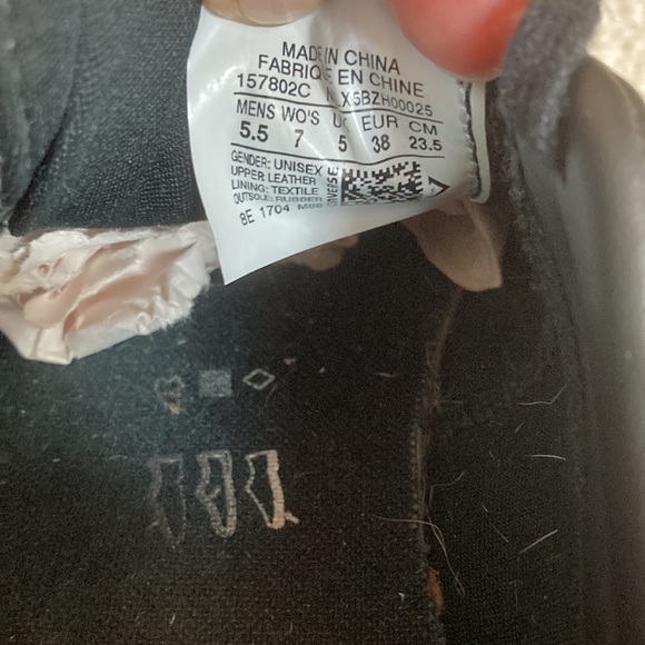 Converse All Star in black leather - Picture 6 of 7